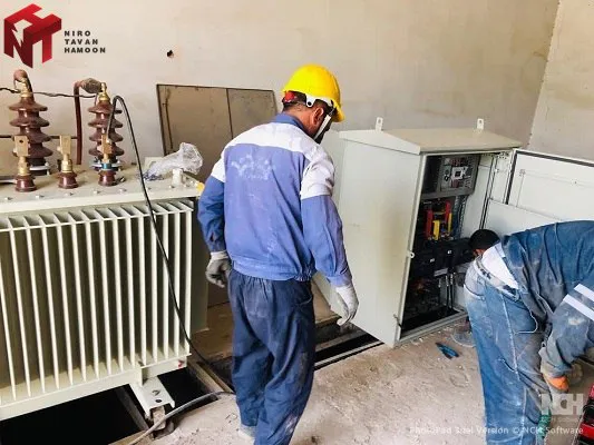 احداث پست برق آبیک قزوین - نیرو توان هامون